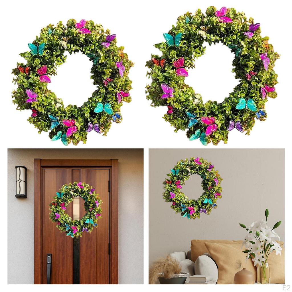 Floral Wreath for Farmhouse Entryway Decor