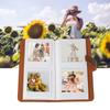 Durable 80 Pocket PU Photo Album Camera Accessory Children Growth Memorial Booklet Interleaf Type Family Album Women