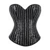 Pailletten Strapless Corset Top Hartvormige Halslijn Met Baleinen Bustier Taille Trainer voor Vrouwen
