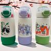 Fuguang Kids Insulated Water Bottle with Straw and Pop-up Lid