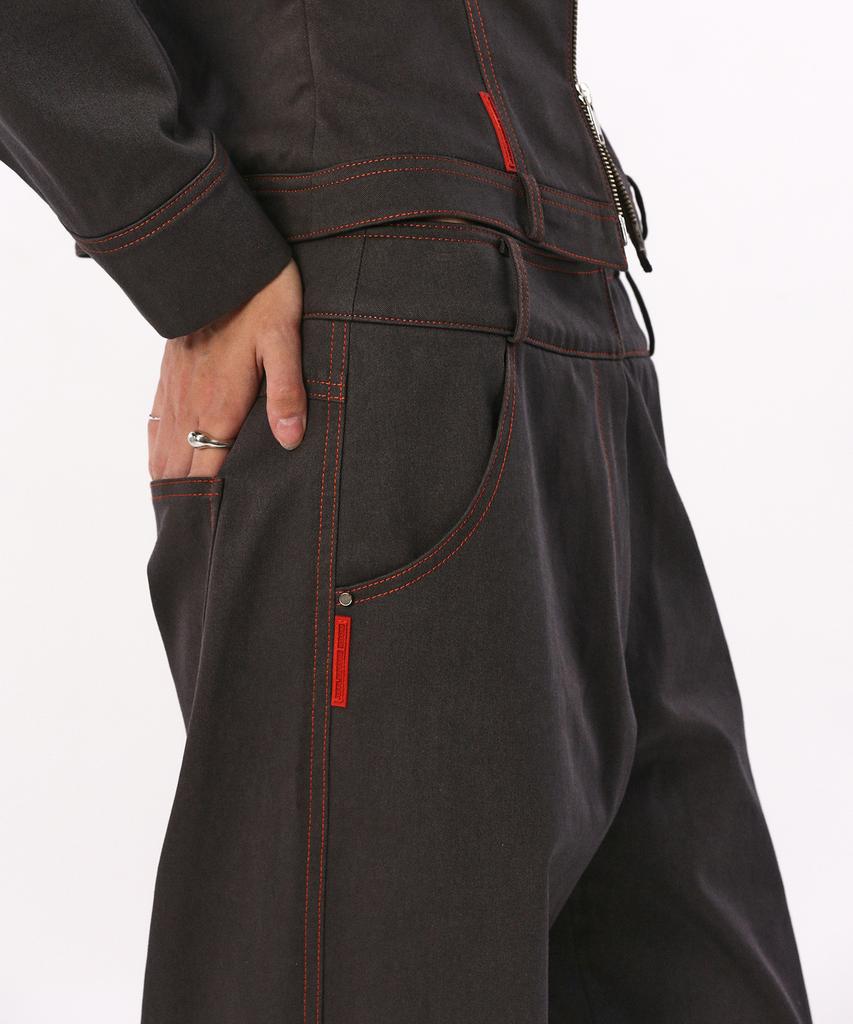 Lipeullegtibeulum Red Stitch Trousers (Charcoal)