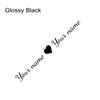 DIY  Window Sticker Personalized Lover Romantic Name Vinyl Decor Decal Gift for Girls Boys Car Door Hood Auto Accessories