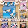 Detective Conan Bedding Anime New Cartoon Bedclothes Character Sets Twin Queen King Size Duvet Cover Pillowcase Home Textiles