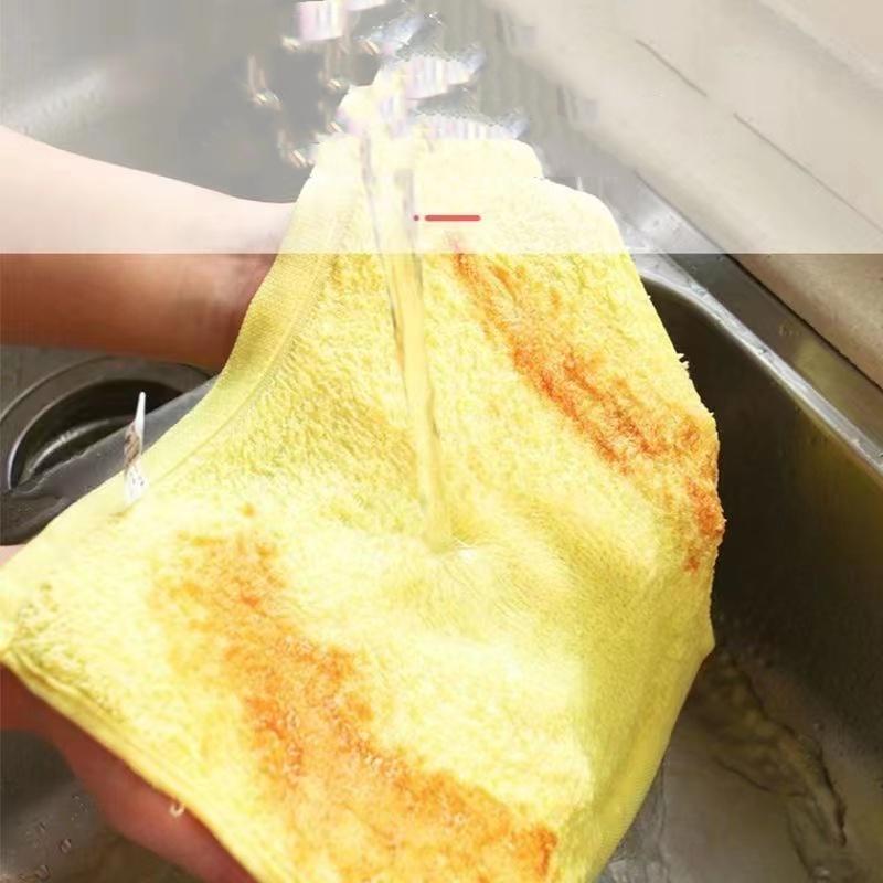 Hadřík na nádobí Hadřík na nádobí z dřevěných vláken Nepřilnavý hadr na nádobí Hadr pro domácnost Kuchyň Speciální absorbční látka Snadno se čistí