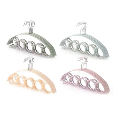 1Piece Scarf Hanger PP Material Hanger For Scarves Plastic Circles Scarf Hanger Organizer Neck Tie And Belt