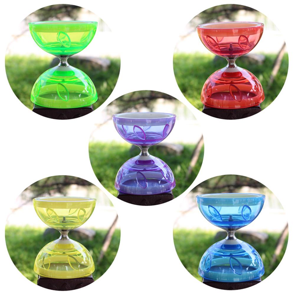 Bowl Shape Chinese Yo-yo Soft Mini Diabolo Chinese Yoyo Set Body Building Chinese Diabolo  Child