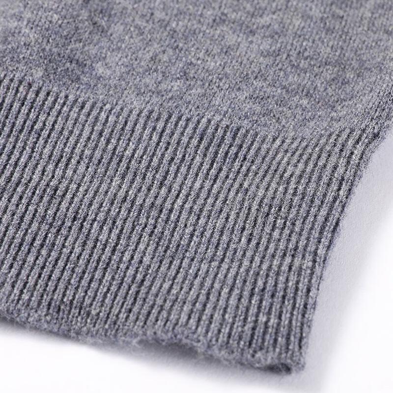 Hengyuanxiang Men's 100% Pure Wool V-Neck Sweater Vest