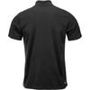 Adidas Logo-Print Drei-Streifen Kurzarm-Poloshirt Herren Tops Schwarz IB8107