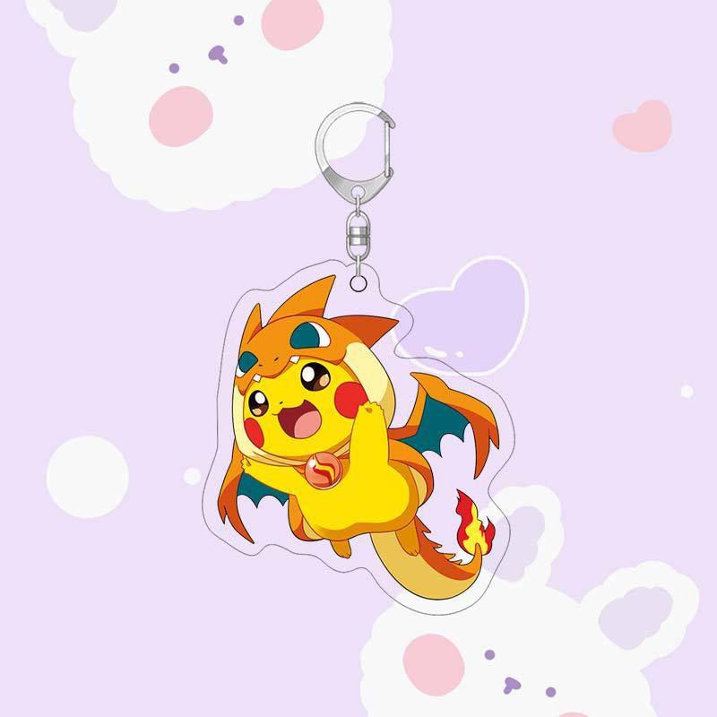 

Аниме Покемон Вокруг Лазер Высокое Разрешение Акриловый Милый Брелок Детский Подарок G