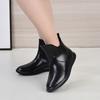 Women's spring and autumn short tube waterproof shoes rain shoes non-slip warm rain boots car wash kitchen thickened wear-resistant rubber shoes