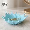 Coastal Style Organizer 3D Printed Jewelry Tray for Rings Earrings Bracelets, Ocean Splash Boho Home Decor Trinket Dish, Decorative Desktop