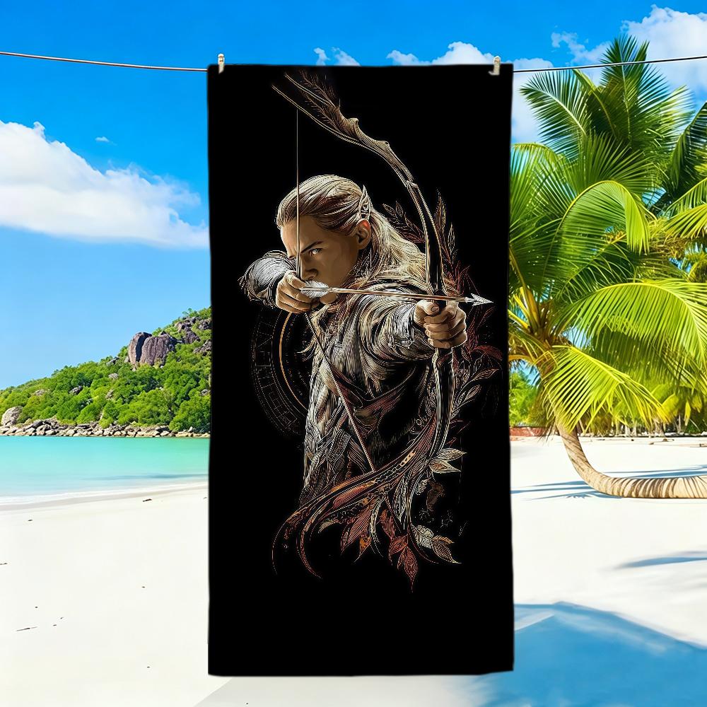 Film The Lord of the R-Rings Towel Sports Quick Dry Travel Camping Sandproof Soft Light Large Beach Towel
