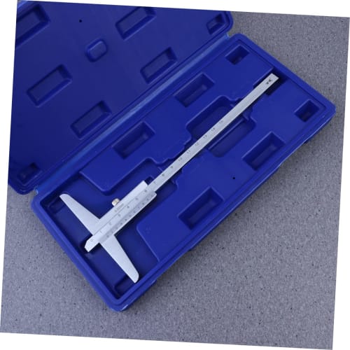 POPETPOP Depth Gauge, Steel Caliper Ruler, Micrometer, Manual Caliper, Depth Measuring Tool, Caliper Tool, Electronic Digital Caliper, Digital Depth G