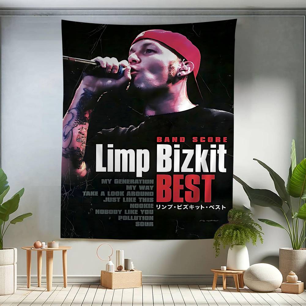 Arazzo Cartoon Limp Bizkit Arte Fantascienza Stanza Arredamento Casa Appeso a Parete Fogli