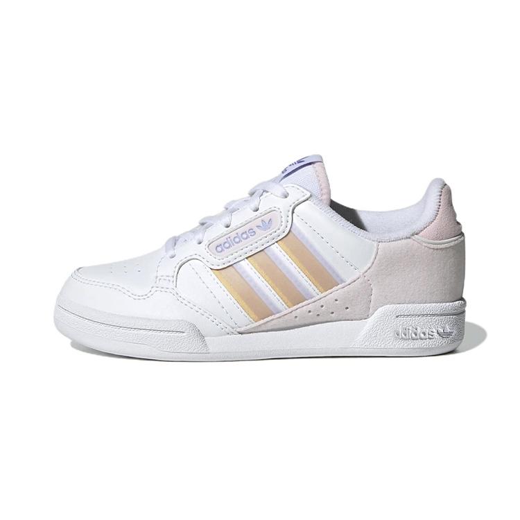 (PS) adidas Continental 80 Stripes White Pulse Amber Mint Kids GY8139 EU 28.5