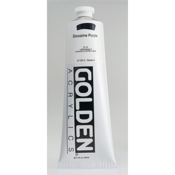 Peinture - GOLDEN - VI - 150ml - Pourpre Dioxazine - Violet