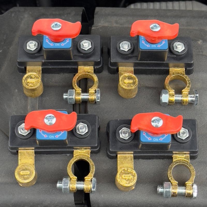 Battery Disconnect Switch 12V/24V Car Manual Automatic Circuit Breaker Universal Anti-Power Off Leakage Protector Auto Parts