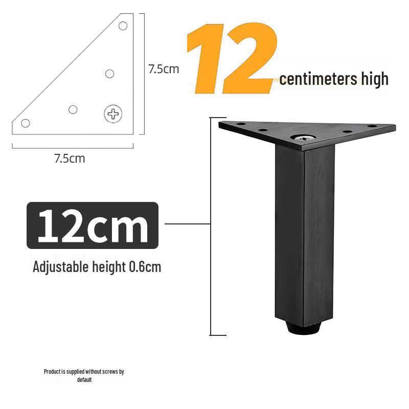 Triangular Aluminum Alloy Adjustable Sofa and Cabinet Legs