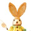 Bunny Figurine, DIY Material Package, Rabbit Statue, Parent Child Cute Easter Gift, Handmade Cartoon