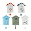 1pc Clock Kitchens Living Room Offices Room Art Wall Battery Powered Bedrooms Bird House Cuckoo Clock Decoration