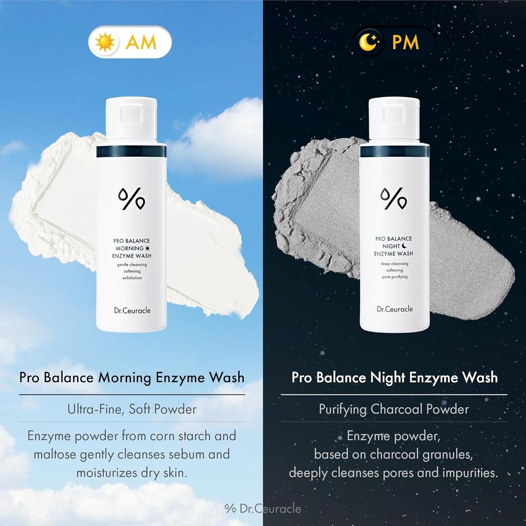 Dr.Ceuracle Pro Balance Enzyme Powder Face Wash (Morning / Night Wash)
