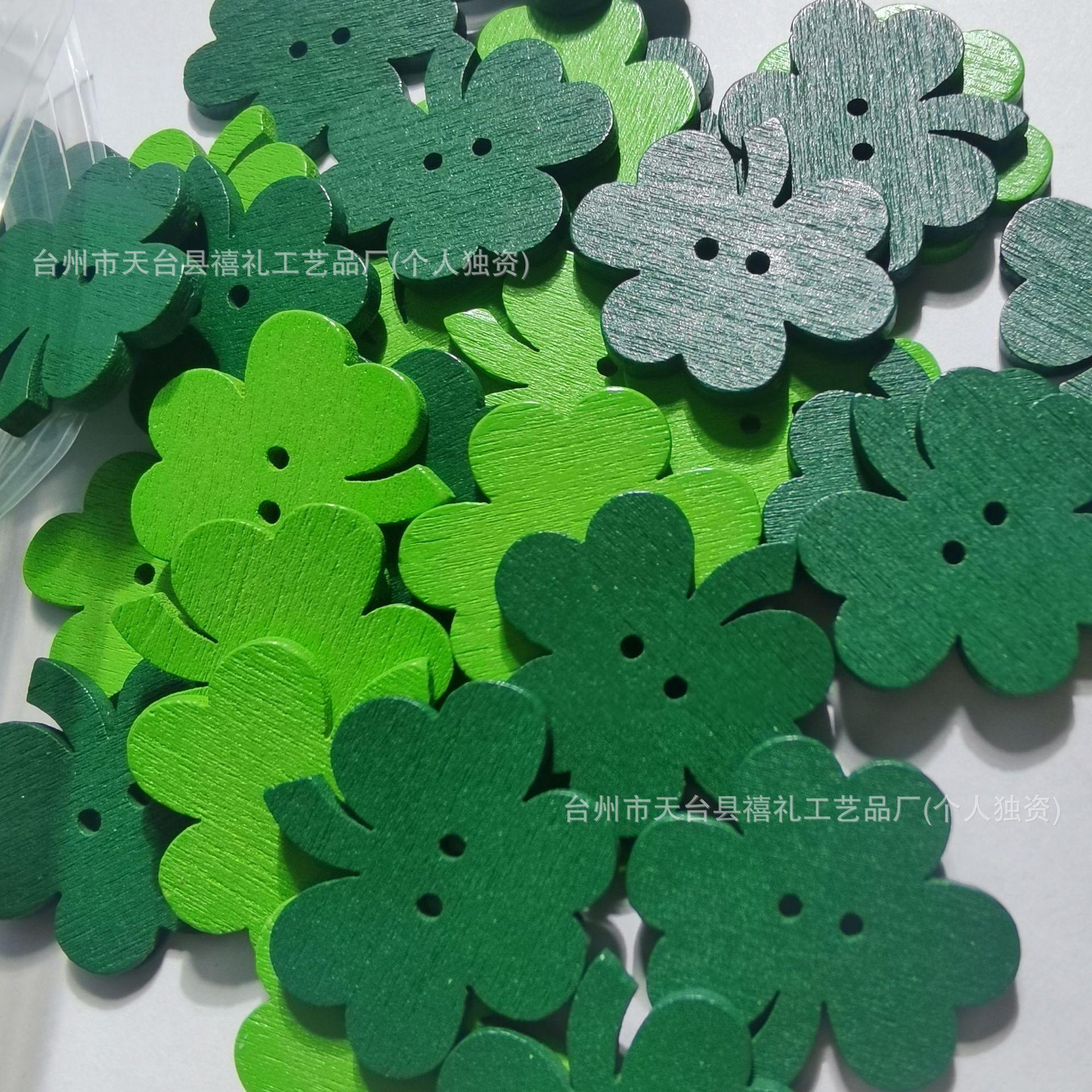 

50Pcs Japanese Retro Early Style Green Wooden Buttons Clothing Sewing for Kid Women Notebook Journal Cover DIY Deco Patch 25mm