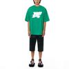 WE11DONE T-Shirts Unisex Green Crew Neck Moderate Straight Fit WD-TT1-22-664-U-GR