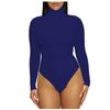 Women's Fashion Colour Casual Sexy Bottoming Shirt Long Sleeve Jumpsuit