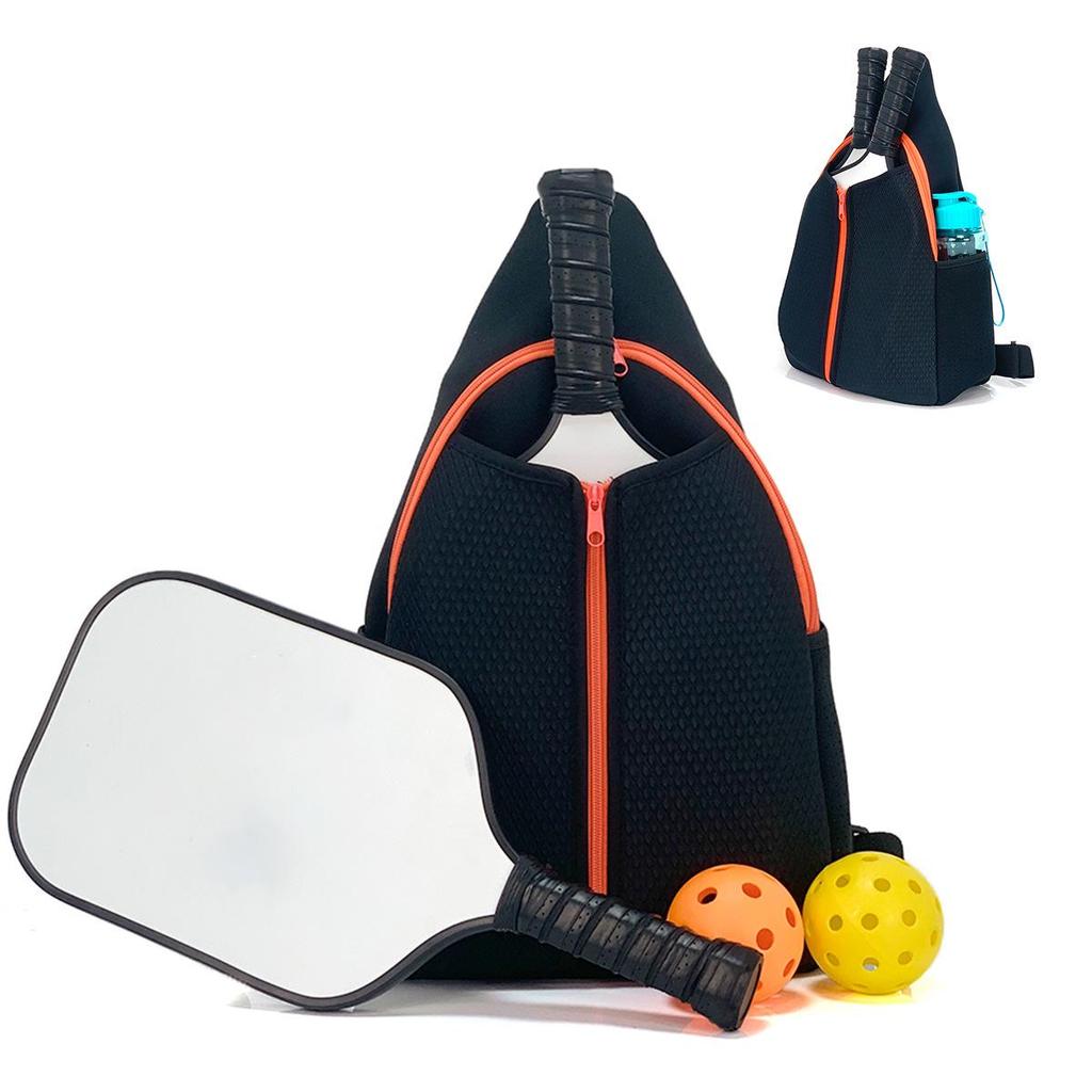 2025 Portable Sports Bag for Badminton, Tennis & Pickleball - Fits 2 Rackets, Handheld, Large-Capacity, Down Cotton