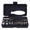 25 In 1 Screwdriver Set Carbon Steel Multi Bits and Socket Screwdriver Set with Case for DIY Repair