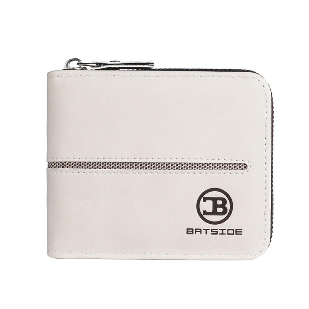 

Fold Short Card Bag Multi-functional Business Wallet Vintage Style Men s Wallet Male белый