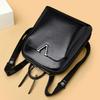 Bag for Women Luxury Soft Leather Retro Women's Backpack High-quality Texture Solid Color Simple Schoolbag for Women