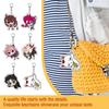 Cartoon Anime Movie Transparent Acrylic Keychain Pendant, Exquisite Gift Hanging Accessories For Backpacks
