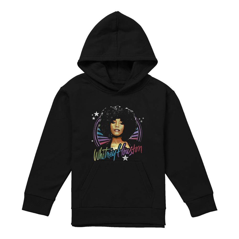 Whitney Houston Childrens/Kids Whitney Burst Pullover Hoodie