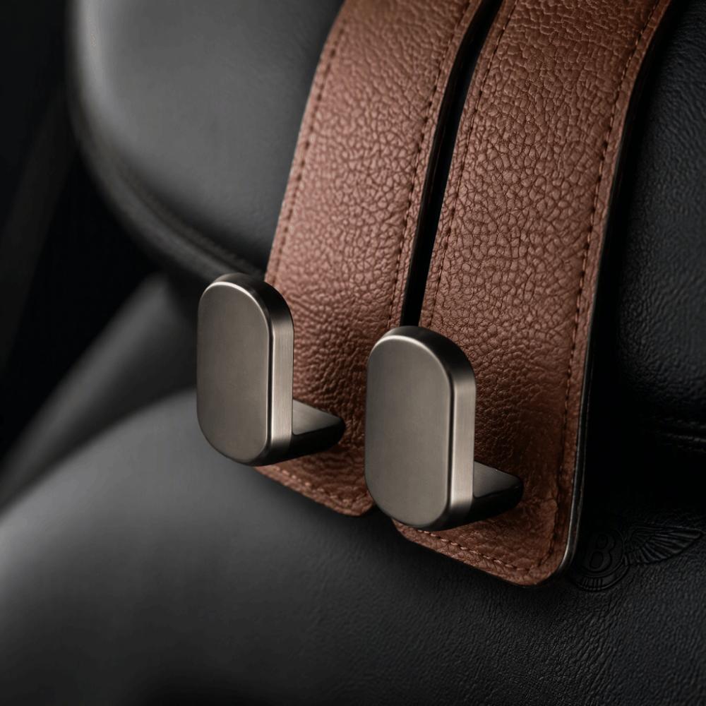 Heavy Duty Car Seat Back Hook Metal Dual Hooks Accessory Car Organizer Car Interior