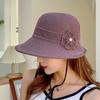 Summer Women's Hat Fresh Sunshade Hat Grass Hat Fisherman Hat Simple and Versatile Sun Hat Women