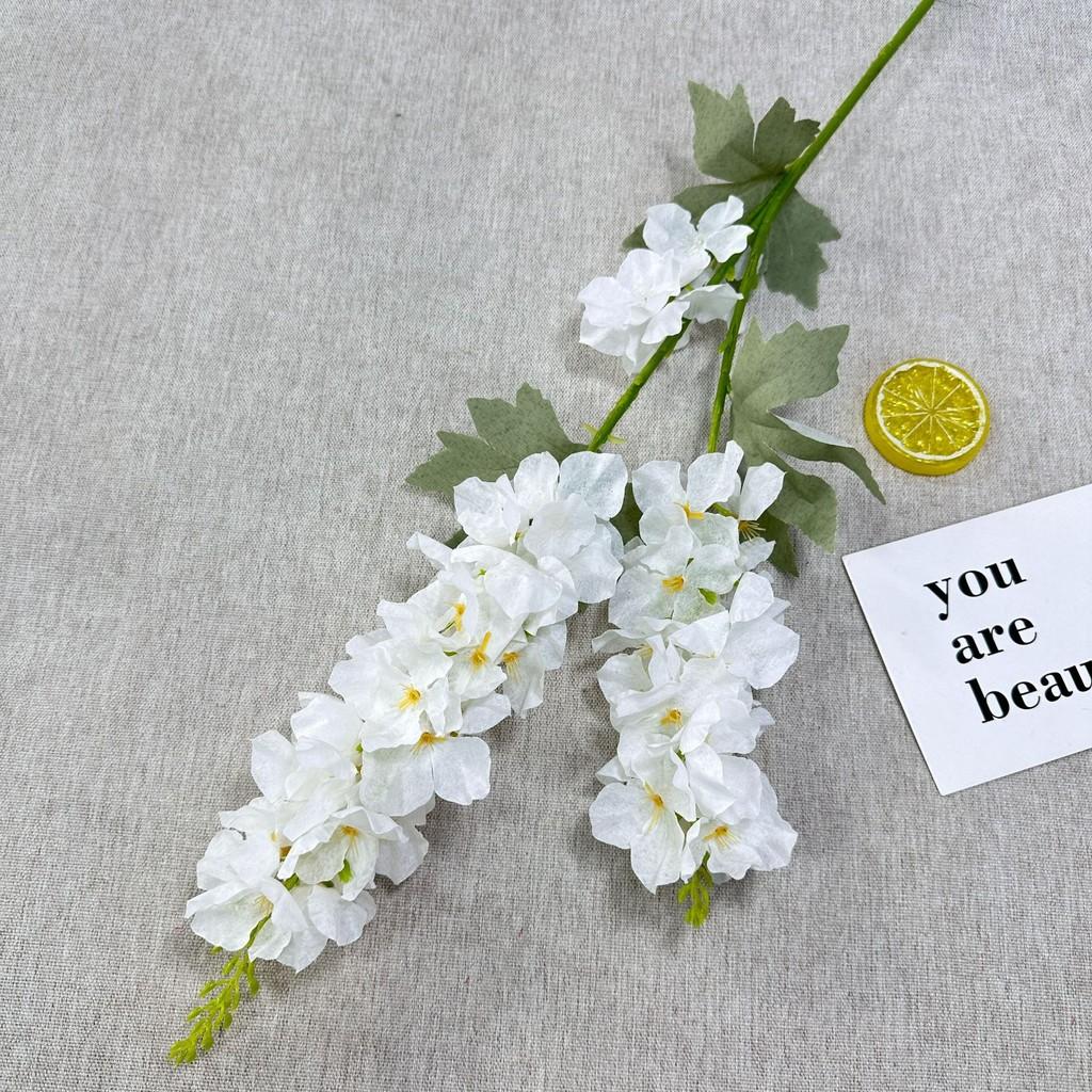 Consolida Ajacis Simulated Fake Flowers For Home And Wedding Green Plant Decor