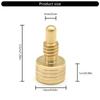 Solid Brasses Weight Screw Professional Billiard Pool Cue Extension Screws Universals Snooker Cue Accessories