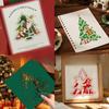 25 Pcs Christmas Stencils Reusable Christmas Stencil for Painting on Wood DIY Crafts Canvas Window Fabric Doormat  6in