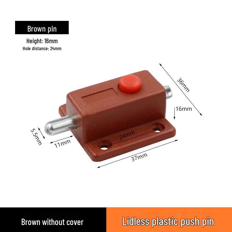 Surface Mount Automatic Spring Latch for Wooden Cabinets and Doors