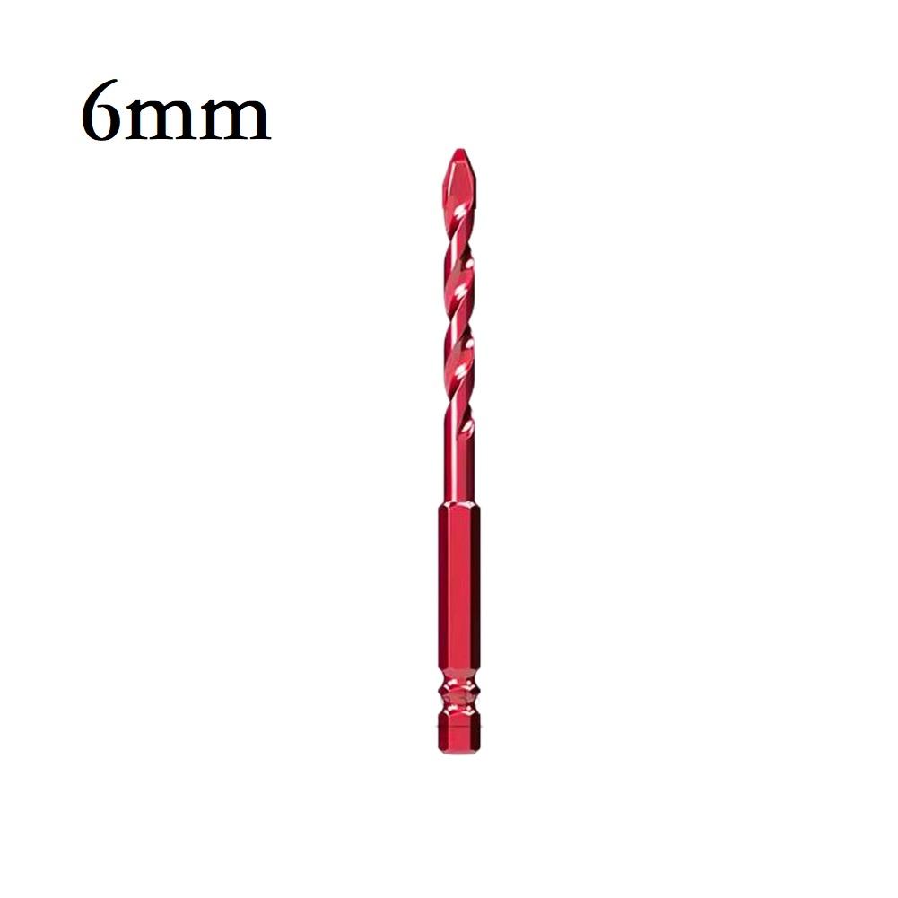 

1pc 6/8/10/12mm Drill Bits Hex Shank Carbide Drilling Drill Bit For Wall Glass Wood Metal Tiles Drilling Power Tool