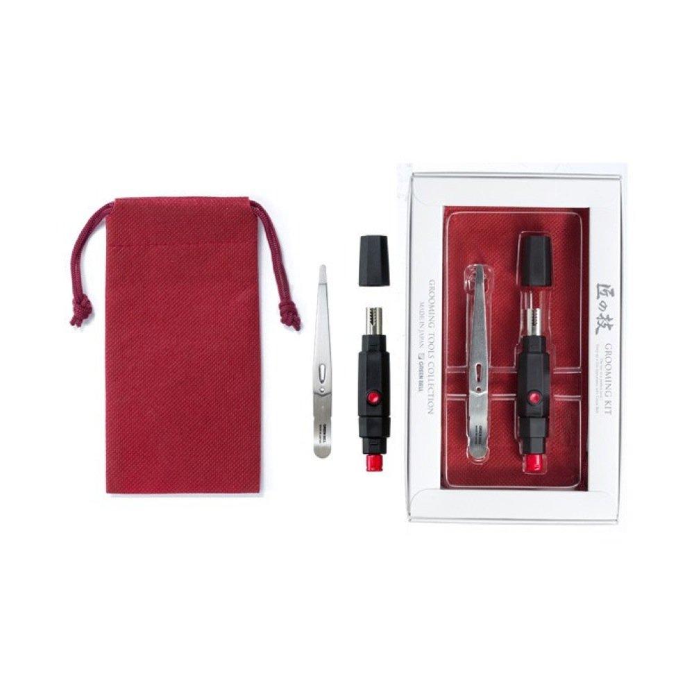 Green Bell Master Craftsmanship Nose Hair Trimmer Amazing Tweezers Set &