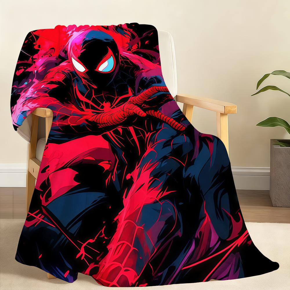 Cool S-Spider-ManS Blanket Soft Throw Blanket for Home Bedroom Bed Sofa Picnic Travel Office Rest Cover Blanket Gift