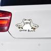 DS55#8x15cm Humorous Cartoon Goose Decals - High-Gloss, Waterproof Vinyl  Self-Adhesive Car Stickers