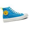 Doraemon X Kappa Comfortable Versatile Non-Slip High-Top Canvas Shoes Unisex Sneakers Blue K09Y5VS82-847