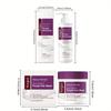 Dry Damaged Hair Treatment  Purple Shampoo & Hair Mask Set Enhance Hair Resilience Anti Frizz Reduce Breakage Total Repair Hair Mask