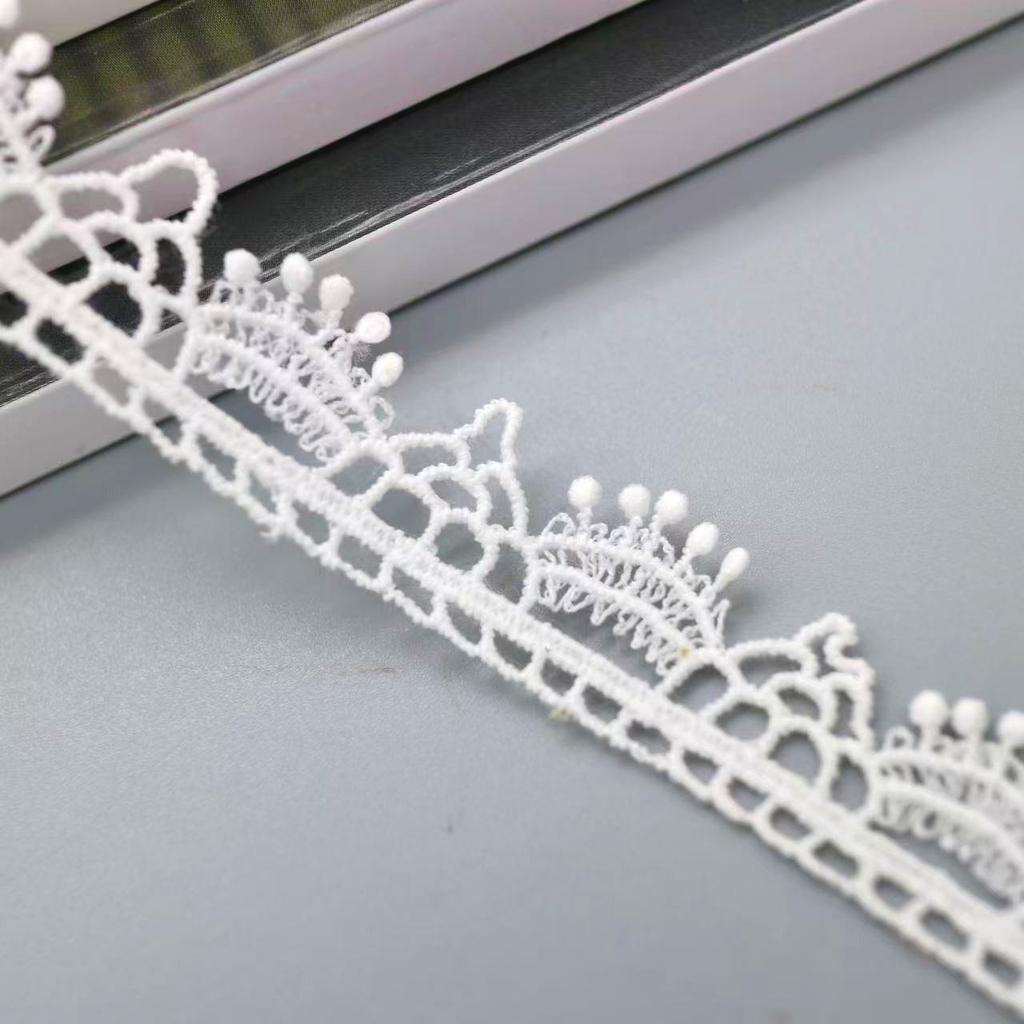 Unilateral Thin Line Milk Silk Water-Soluble Barcode, Milk Silk Embroidery Diy Accessories, Children'S Dress Lace