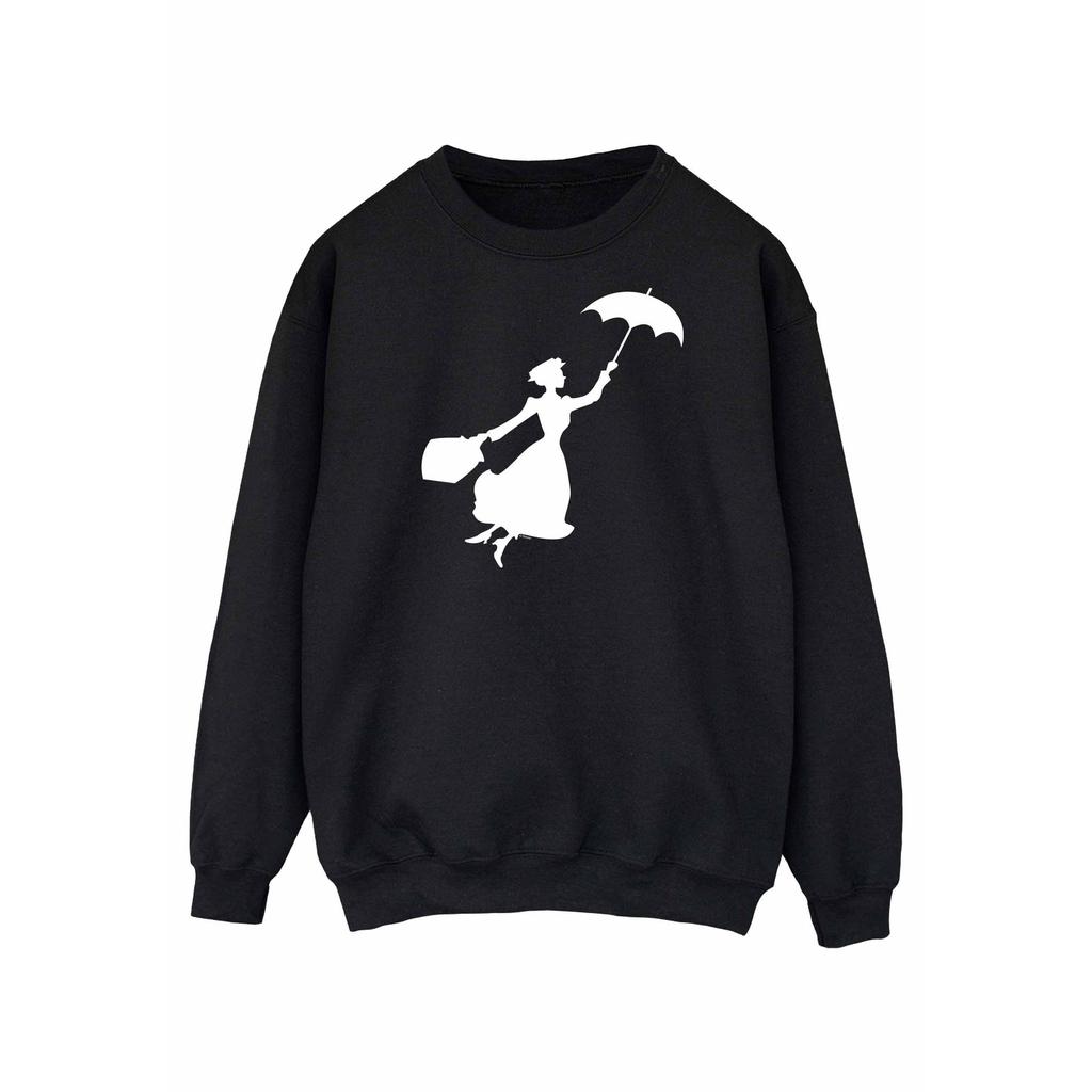 Disney Womens/Ladies Mary Poppins Flying Silhouette Sweatshirt