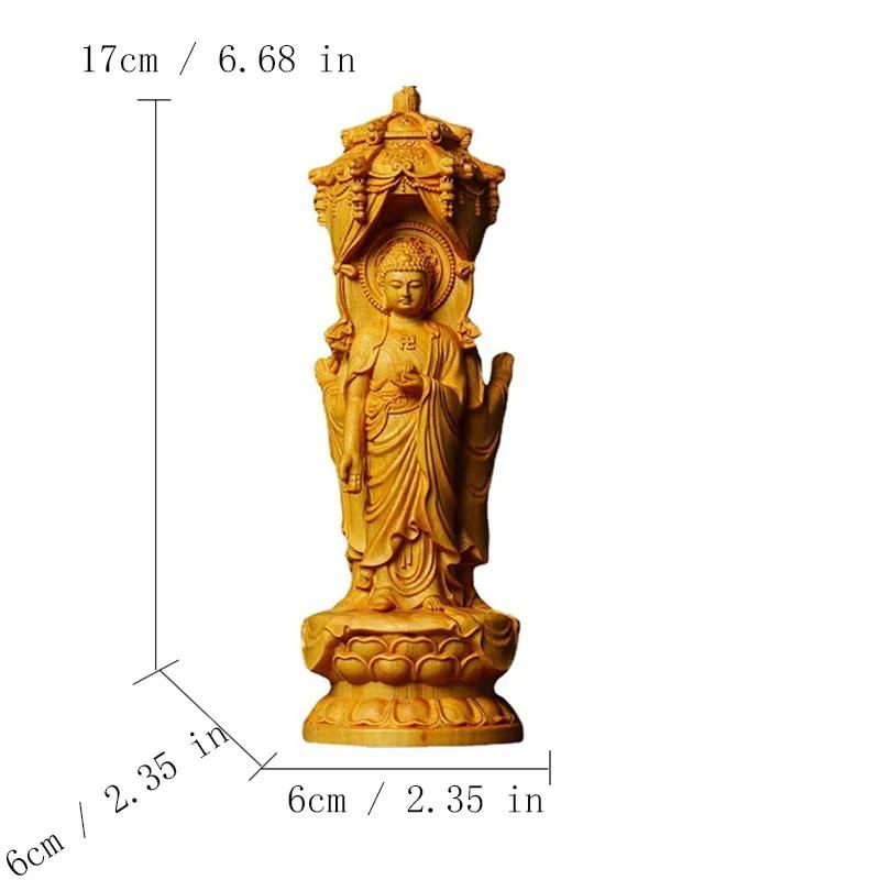 

Кипарис Трехсторонняя статуя Будды Татхагаты, статуя Гуаньинь Китайские статуи Будды Дом, Комната, Офис, Фэн-шуй украшение