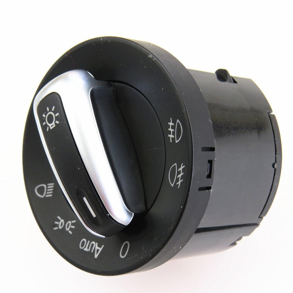 FHAWKEYEQ Auto Head Light Switch Headlight Knob Button For VW GTI Golf MK5 MK6 Jetta MK5 MK6 Passat B6 3C Tiguan 5ND 941 431